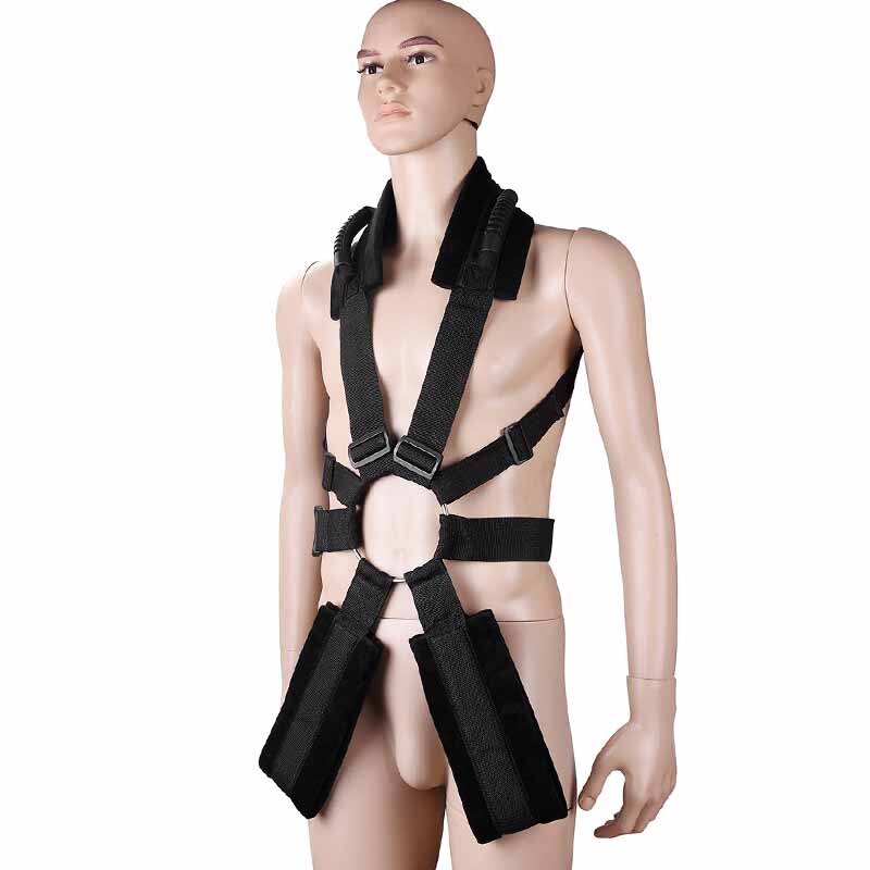Sex slave harness Sex Toys for Couples Self Bandage restraints BDSM Shoulder Sex Swing Adult Binding Strap porno Sexual aid