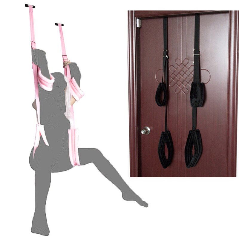 Sex Swing Door Swing Sexy Bondage Door Slam Adult SM Game Fetish Bondage Leg Open Spreader for Women Men Couple Chairs Hanging