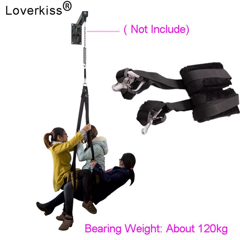 Adult Sex Swing Soft Material Sex Furniture Fetish Bandage Love Adult game Chairs Hanging Door Swing Sex Erotic Toys for Couples