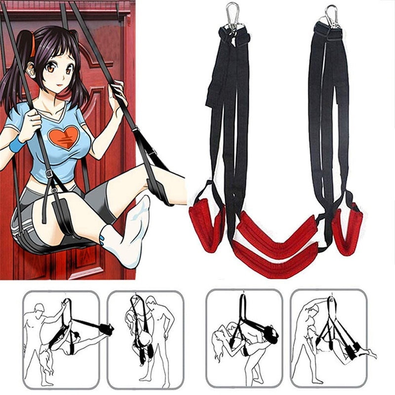 Sexy Womens BDSM Bondage Sex Swing Adult SM Love Game Fetish Bondage Leg Open Spreader for Women Men Couple Sex Toys 18+