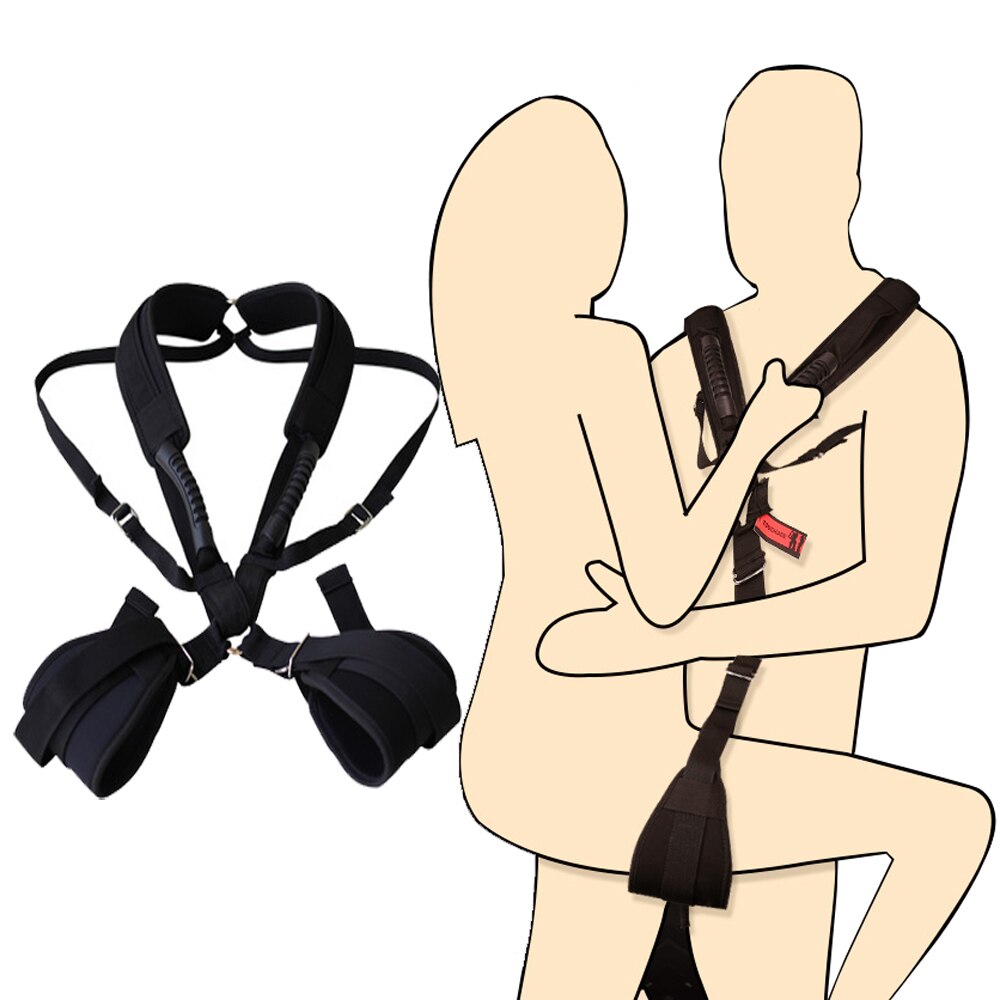 Body Sex Swing Bondage Restraints Open Leg Spreader Couple Flirting Handcuffs Swing SM Game Women Erotic Sex Toys Back
