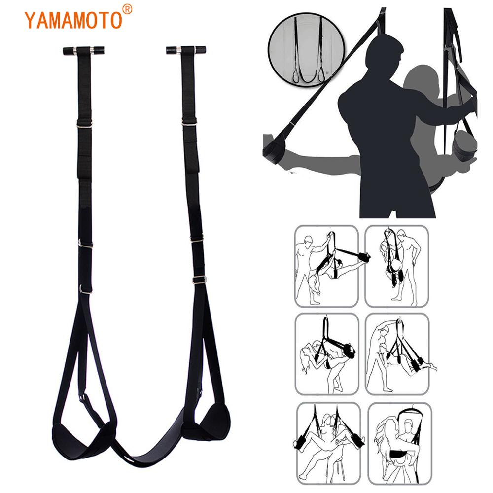 Adult Game Fetish Bondage Door Hanging Couples Sex Toys Adult Sex Love Swing Toy